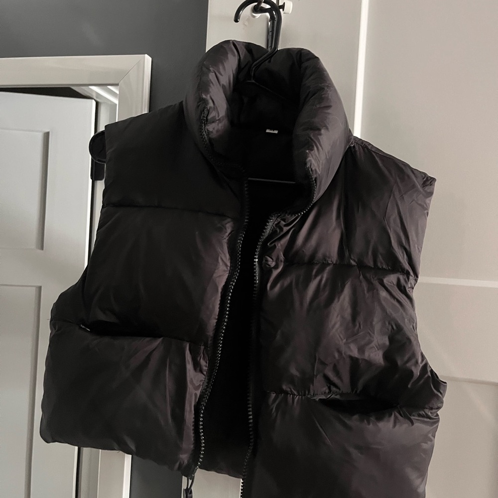 Black Puffer Vest